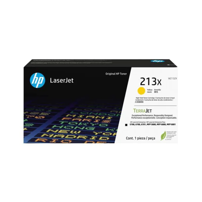 HP toner 213X/Yellow/6000 stran (W2132X)