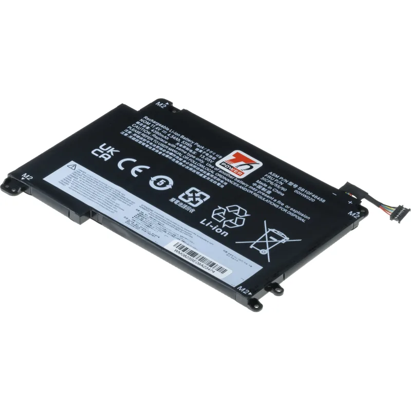 Baterie T6 Power Lenovo ThinkPad P40, Yoga 460, 4540mAh, 53Wh, 3cell, Li-pol NBIB0172