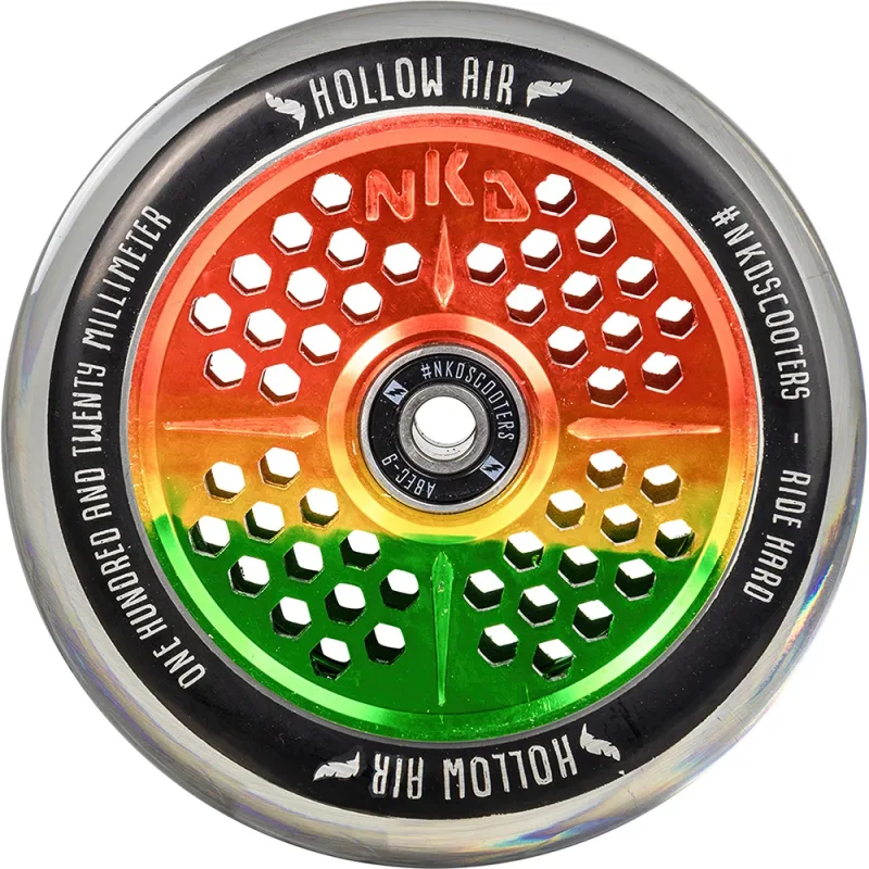 NKD Hollow Air Scooter Wheel 110mm - Orange/yellow