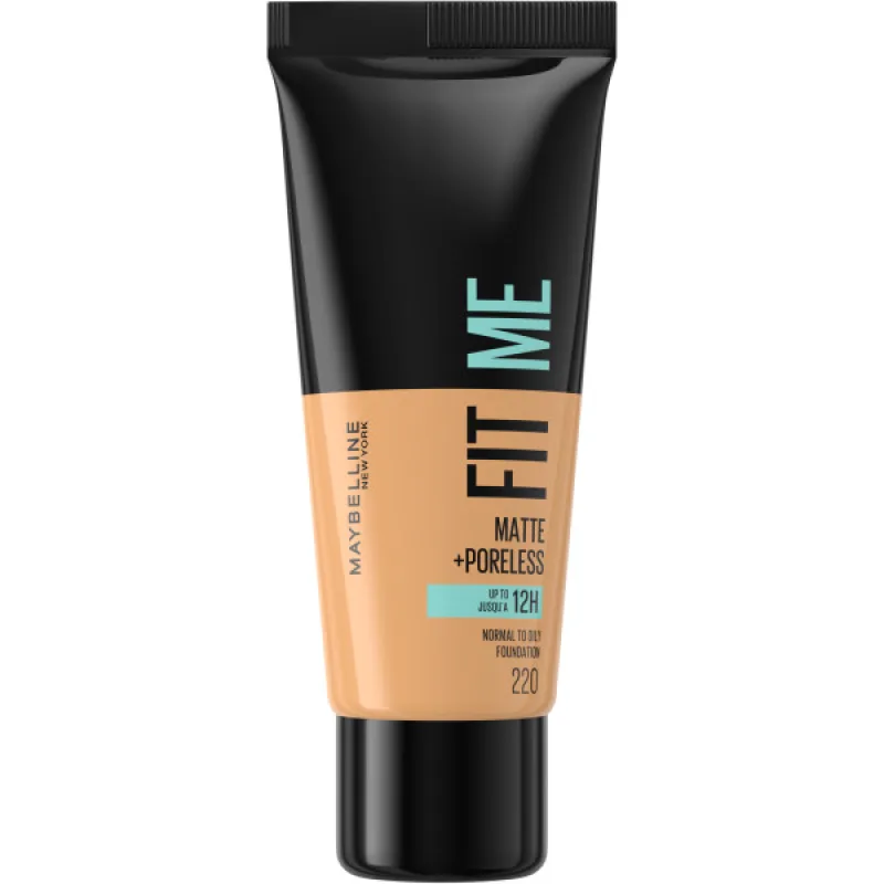 Maybelline, Fit Me Matte & Poreless Foundation zmatňujúci podkladový krém na tvár 220 Natural Beige 30ml