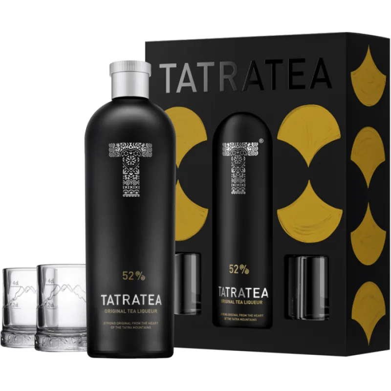 Tatratea Original 52% 0,7 l (darčekové balenie 2 poháre)
