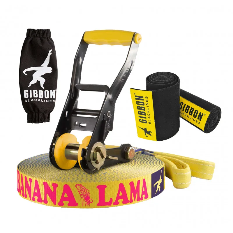 BANANA LAMA SLACKLINE SET - TREE PROTECTION - GIBBON - 15M