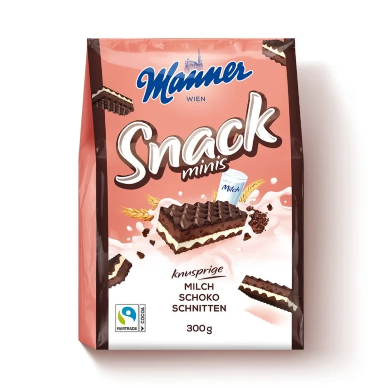 Manner Snack Minis čokoládové 300g