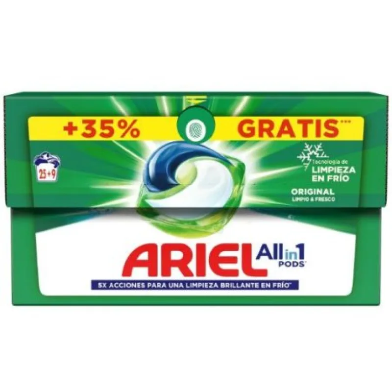 Ariel Original gélové kapsule na pranie 34ks