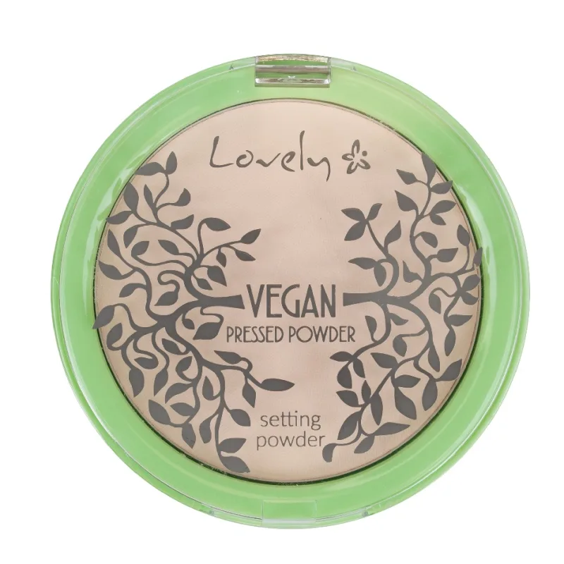 Lovely Vegan Pressed Powder transparentný zmatňujúci púder na tvár 10g