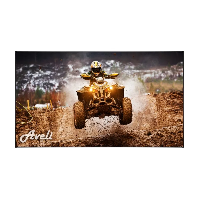 Plátno AVELI PREMIUM,pevný rám,black,221x124(16:9) 100" XRT-00281