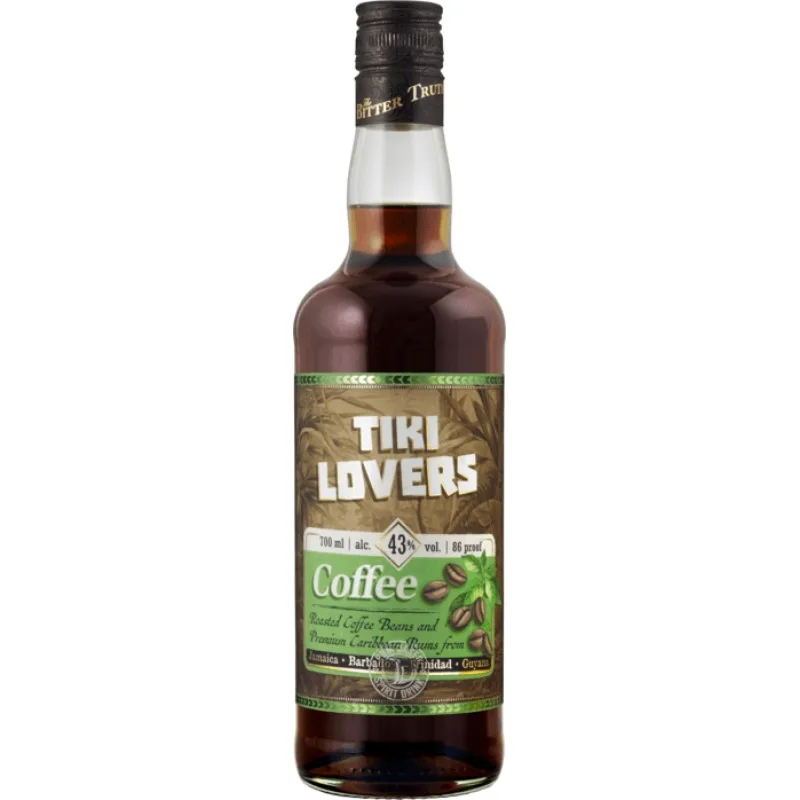 Tiki Lovers Coffee 43% 0,7 l (čistá fľaša)