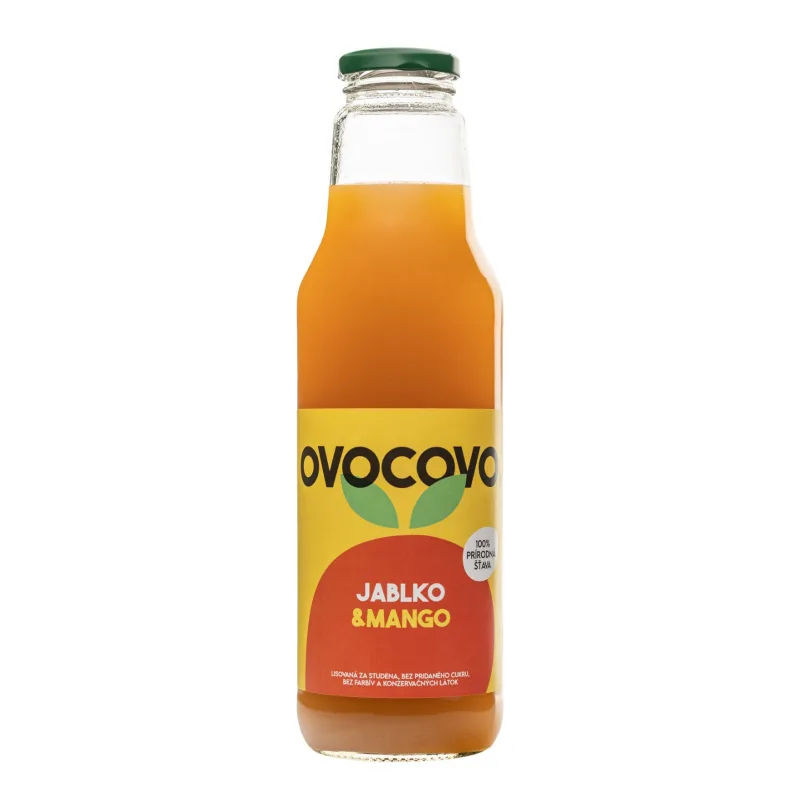Ovocovo Jablko/Mango 100% 750ml