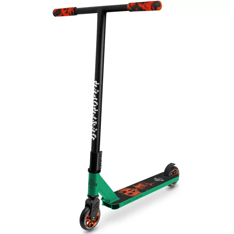 Street Surfing Destroyer V2. Scooter - Smoked Skull Green