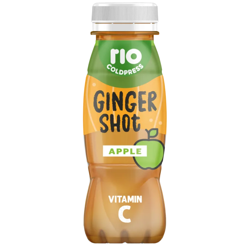 Rio Cold Press Ginger shot jablko 180ml