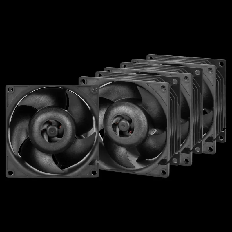 ARCTIC S8038-10K - 80mm Case Fan - dual ball bearing - max 10000 RPM - PWM regulated - Pack of 4 pcs ACFAN00291A