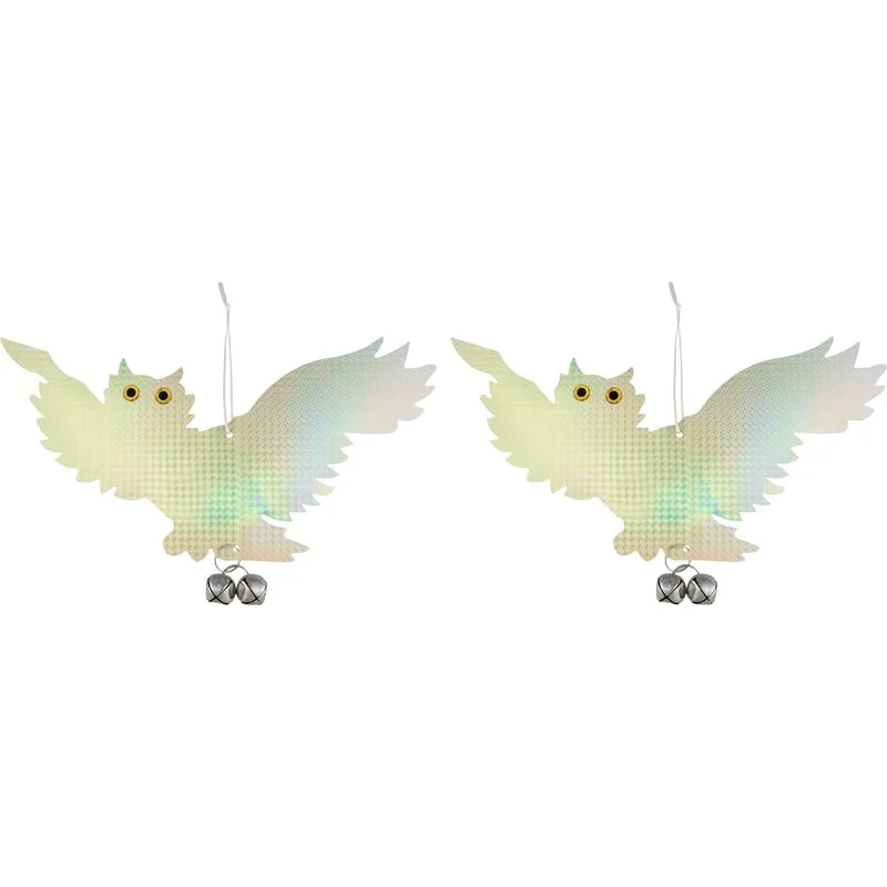 Plašič vtákov sova, reflexná, s rolničkou, 39x26 cm, 2 ks, Strend Pro