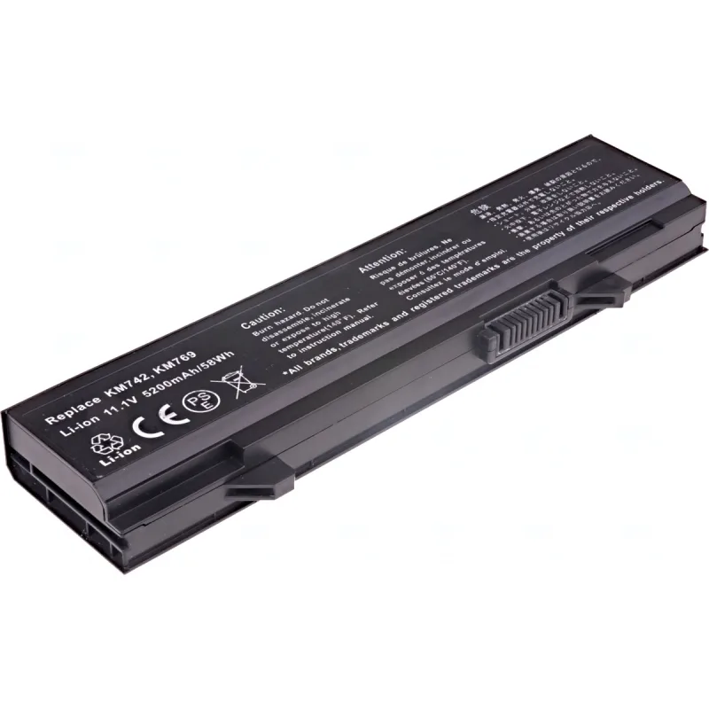 Baterie T6 Power pro Dell Latitude E5400, E5410, E5500, E5510, 5200mAh, 58Wh, 6cell NBDE0088