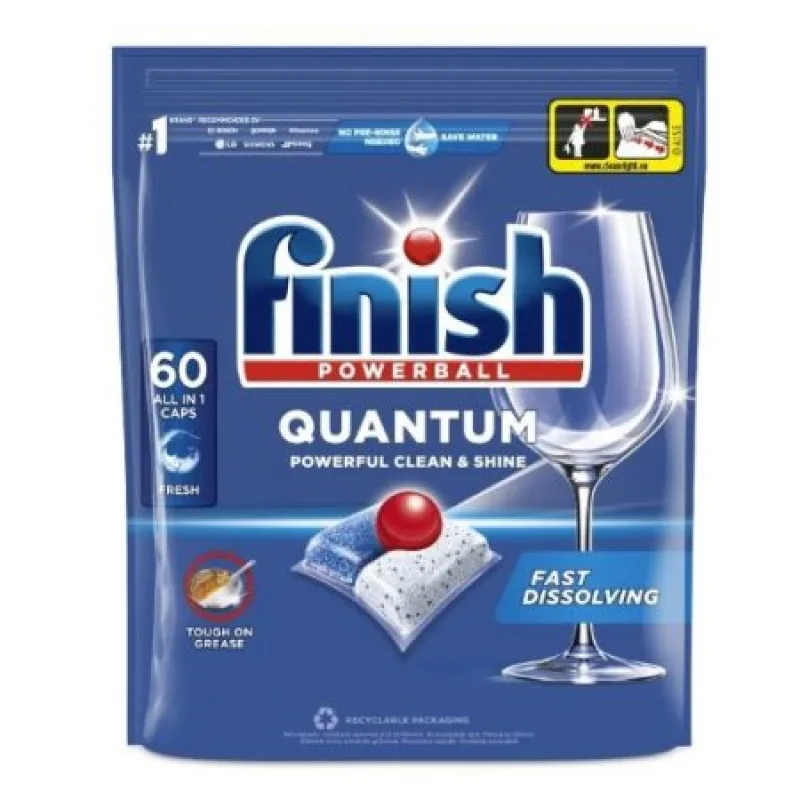 Finish Quantum All in 1 Regular tablety do umývačky 60ks