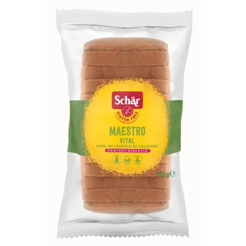 Schär maestro vital chlieb bezgluténový kysnutý viaczrnný krájaný 350 g