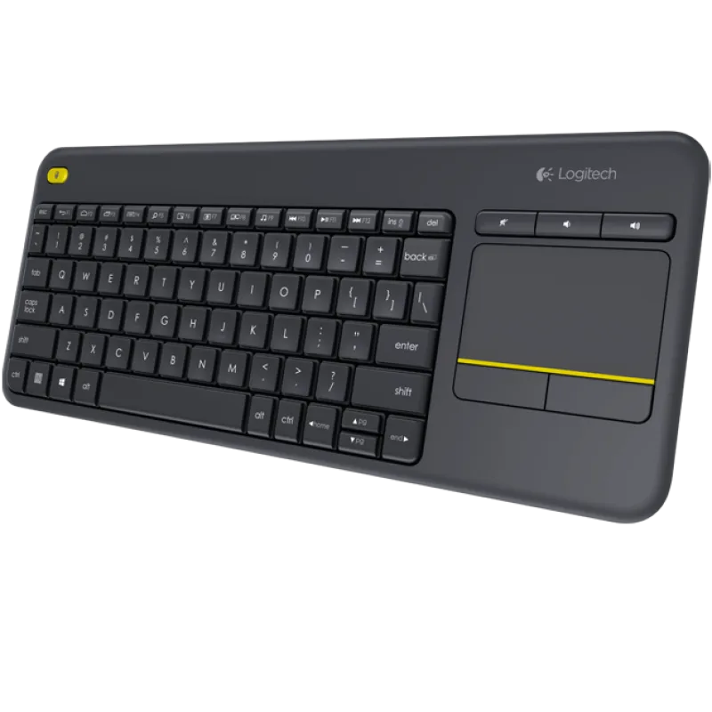 Logitech K400 plus/Bezdrátová USB/CZ-SK layout/Černá 920-007151