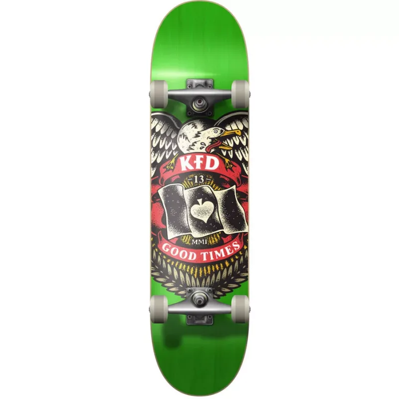 KFD YOUNG GUNZ 8" SKATEBOARD - GREEN