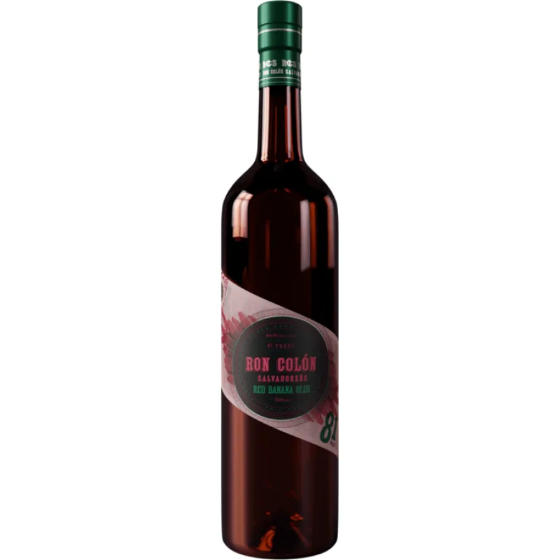 Ron Colón Salvadoreño Red Banana Oleo 40,5% 0,7 l (čistá fľaša)