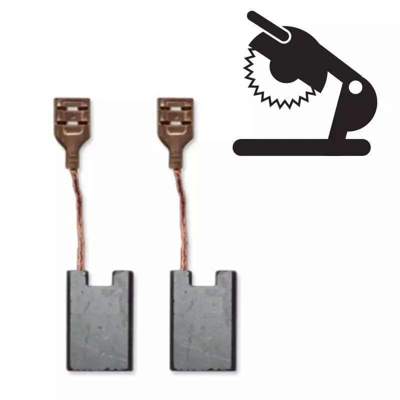 Sada uhlíkov DEDRA 007 19,2x13,2x6,3 mm