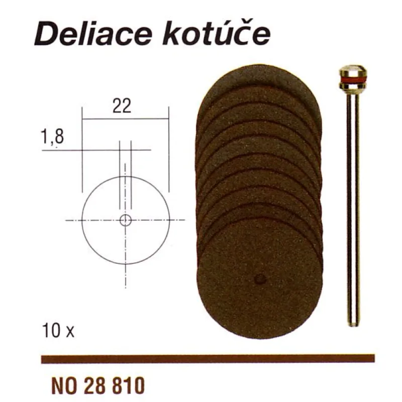 Rezné kotúče 22mm PROXXON 28810