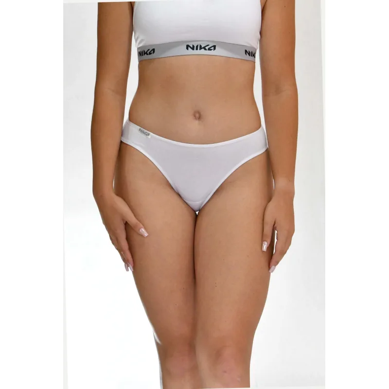 Bambusové nohavičky Anabela Bamboo - biela, XL