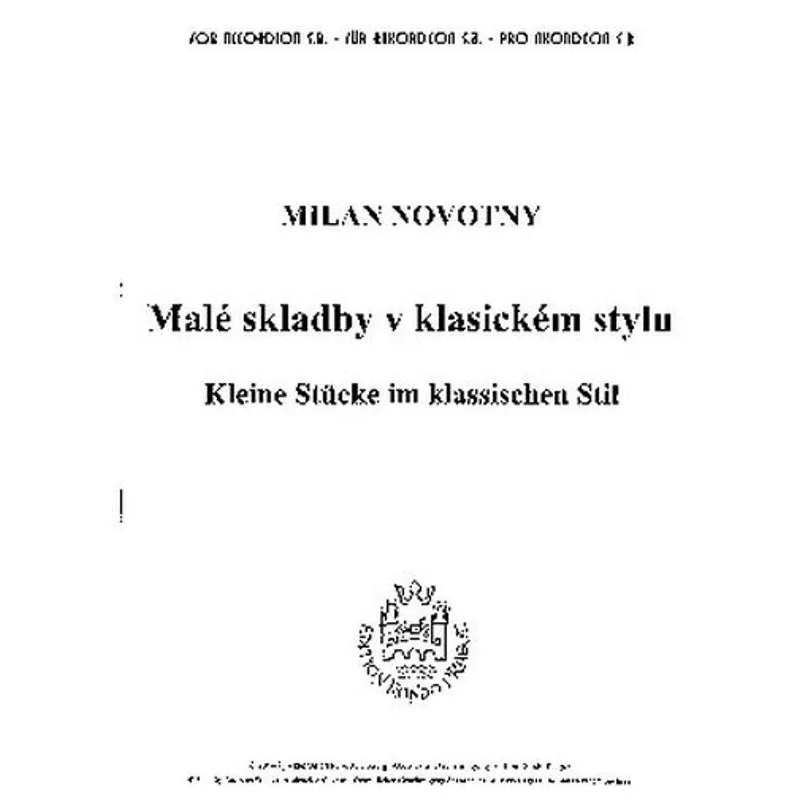 Edition Rondo Prague Malé skladby v klasickém stylu