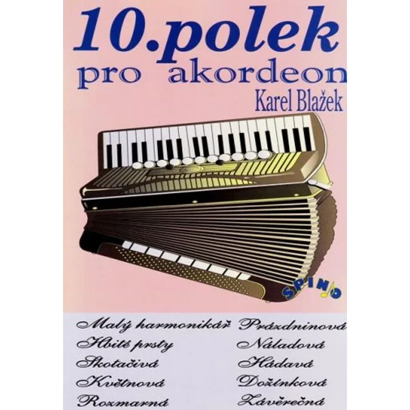 Spino 10 polek pro akordeon