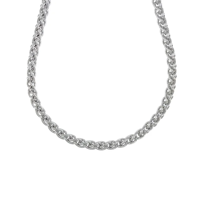 Strieborný náhrdelník spiga dĺžka náhrdelníka 45cm