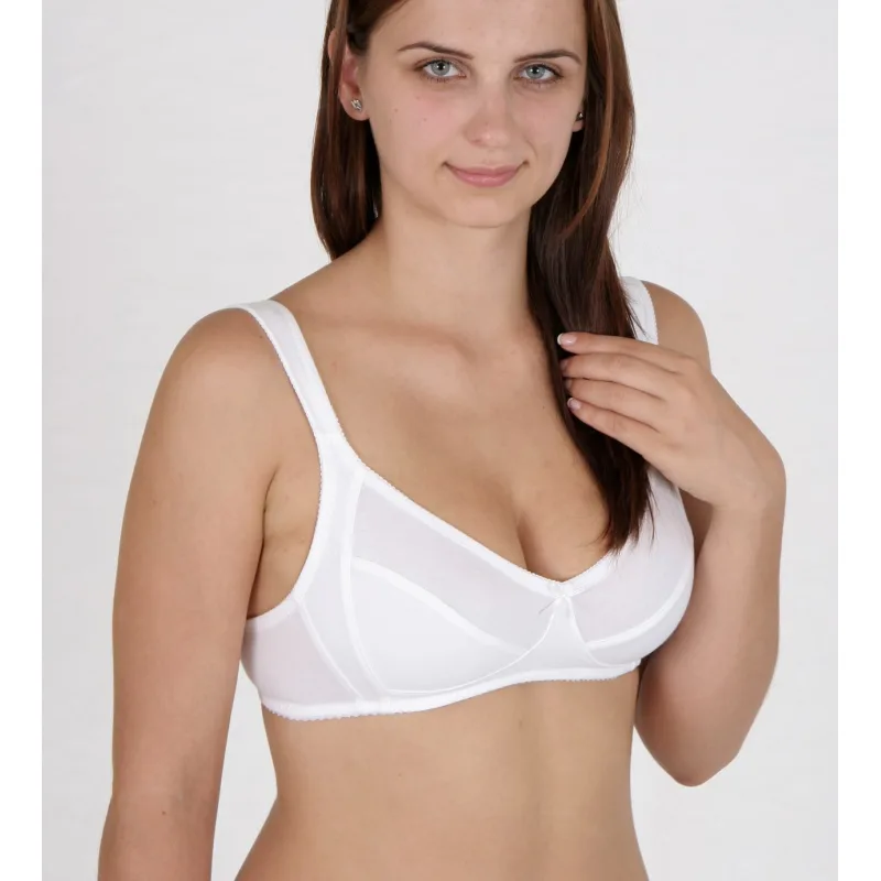 Bavlnená podprsenka Verona 100% bavlna - biela, 75 D