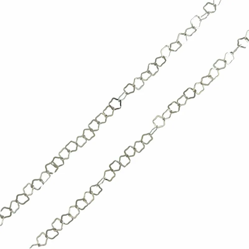 Strieborná retiazka kvietková dĺžka retiazky 47cm