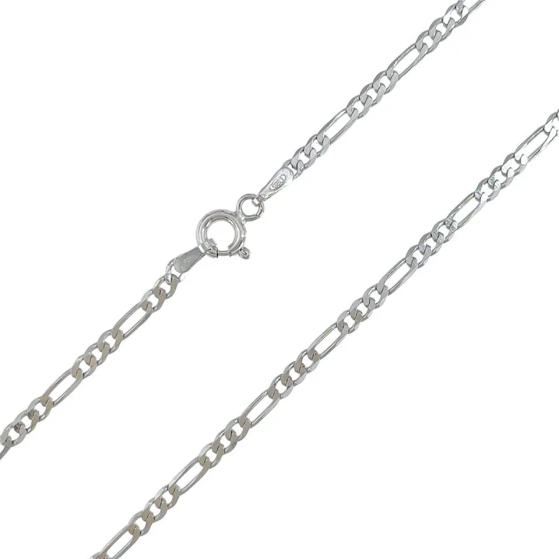 Strieborná retiazka figaro dĺžka retiazky 60cm