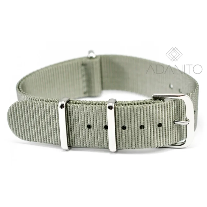 Nylonový Nato remienok na hodinky 111G.GREY.18