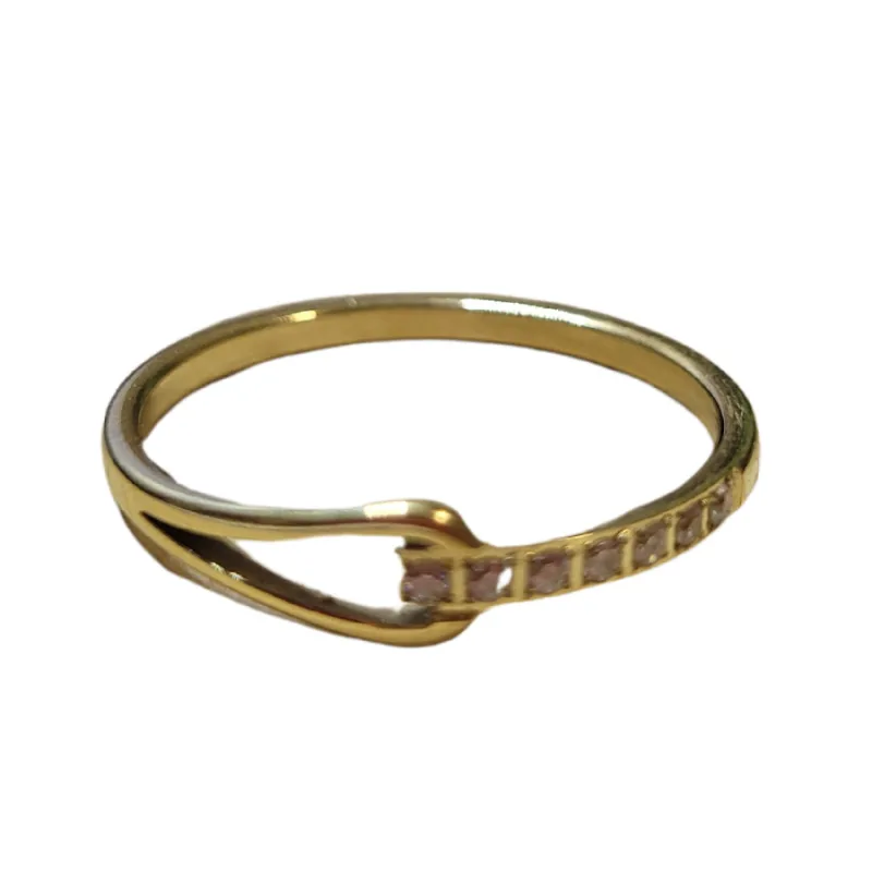 Prsteň z chirurgickej ocele s kameňmi BK 6806B, 54