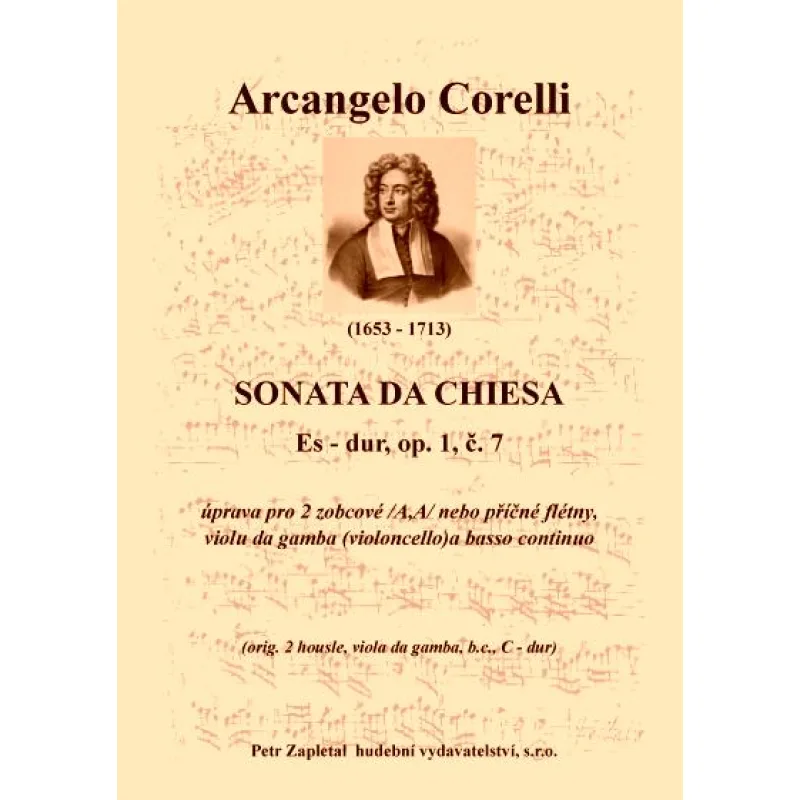 NotaNota Sonata da Chiesa - úprava - op. 1, č. 7, Es dur