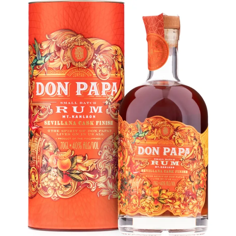 Don Papa Sevillana Casks Tmavý rum 40% 0,7 l (tuba)