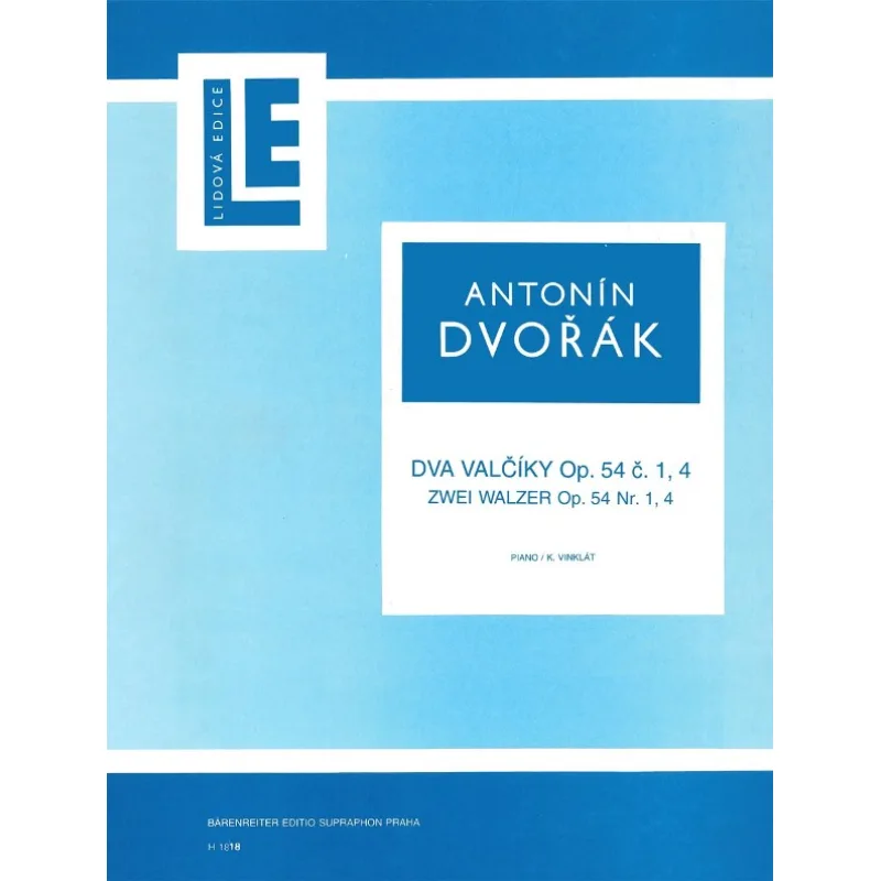 Bärenreiter Dva valčíky (č. 1 A dur, č. 4 Des dur) op. 54