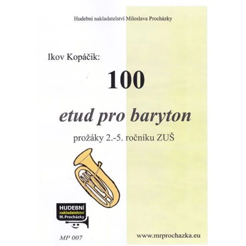 Procházka 100 etud pro baryton
