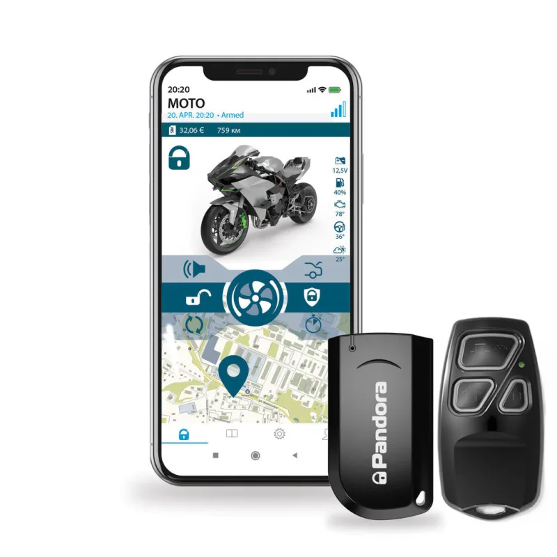 GSM/GPS motoalarm Pandora MOTO EVO