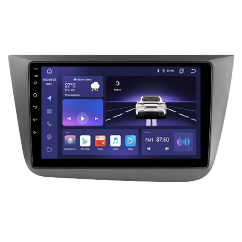 HIZPO KXSTAT91 Autorádio 9" Android 13 pro Seat Altea, Toledo Model: S9006 (6+64GB) CHR1723