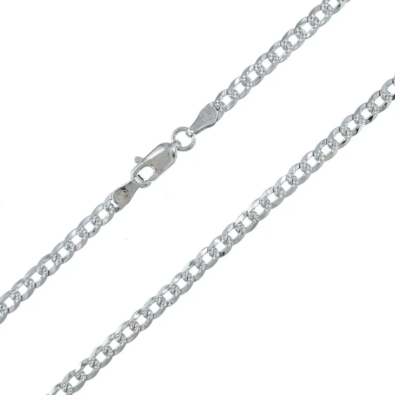 Strieborná retiazka pancr s brusom dĺžka retiazky 50cm