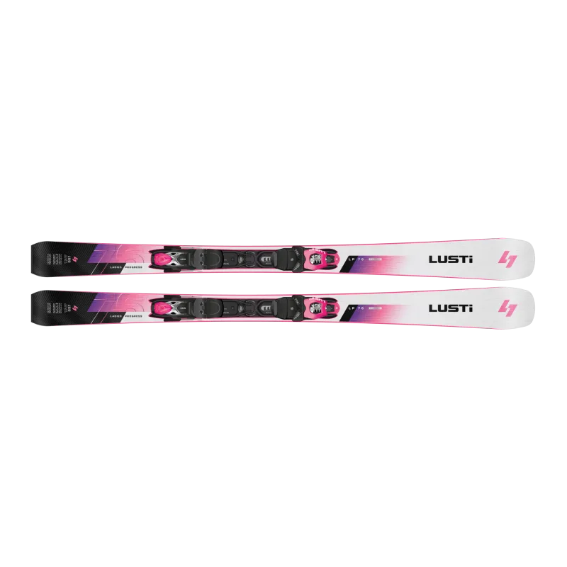 Dámská výkonnostní lyže LUSTI LADIES PROGRESS 76 + vázání VIST VSP 310 Speedspacer