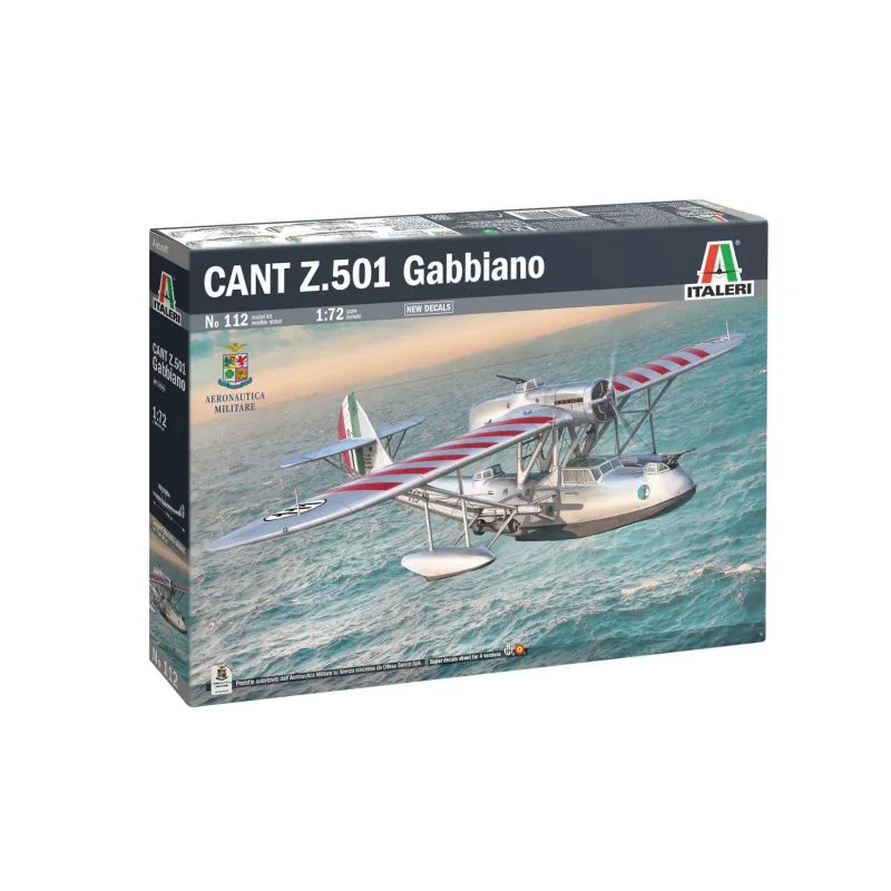 Italeri Model Kit lietadlo 0112 - CANT Z-501 Gabbiano (1:72)