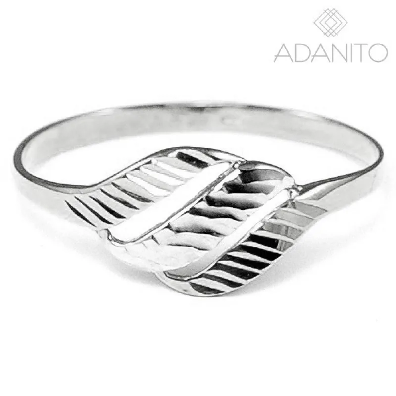Zlatý prsteň z bieleho zlata ADANITO BRR0301S, 64, 1.47 g
