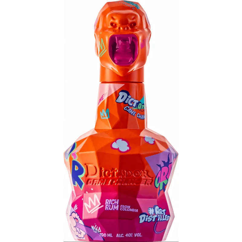 Dictador Game Changer Orange & Pink Bottle 40% 0,7 l (čistá fľaša)