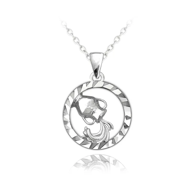 Náhrdelník Zodiac VODNÁR MINET JMAS9402SN45