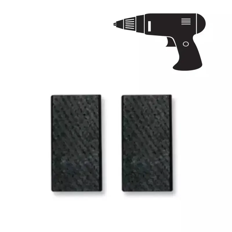 Sada uhlíkov DEDRA 025 15x8,9x4,9 mm