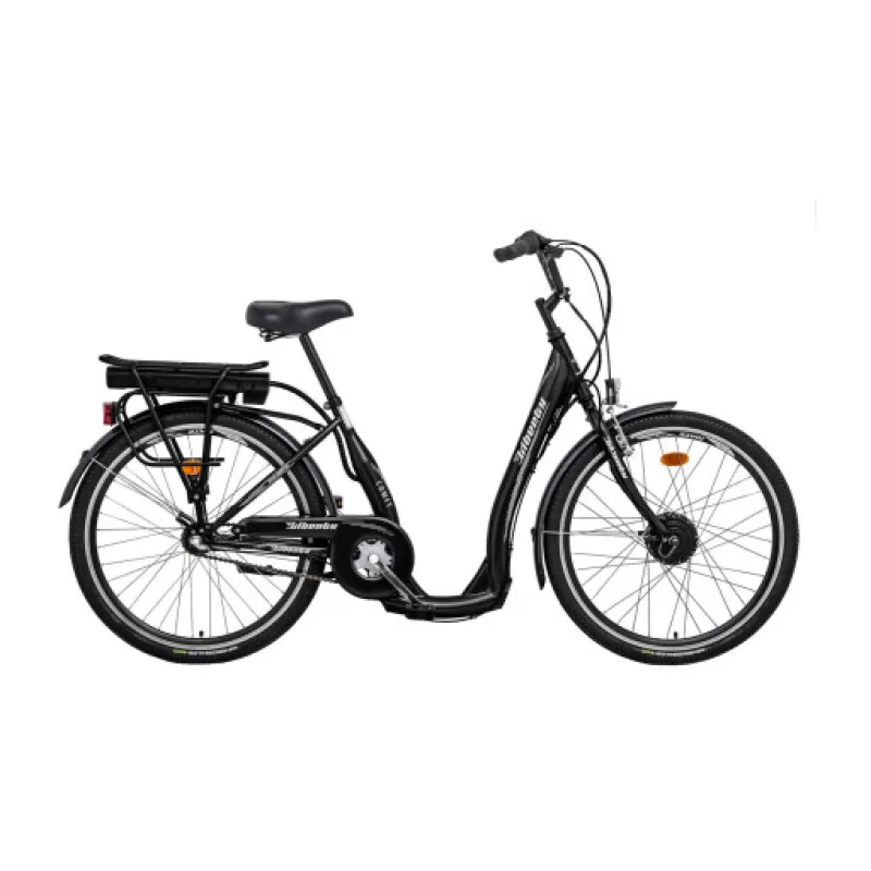 Liberty elektrokolo Comfy Steel 3spd. 36V 26" 2025 antracitové, Akumulátor Akumulátor Compact 36V 10,4 Ah