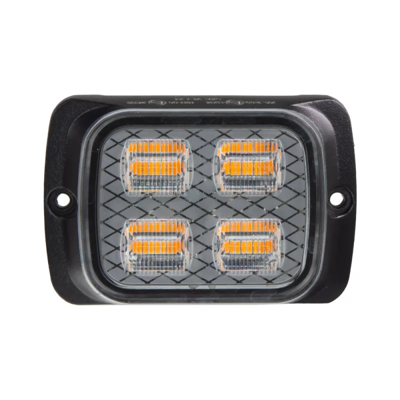 PREDATOR 16x1W LED, 12-24V, oranžový, ECE R65 br014A