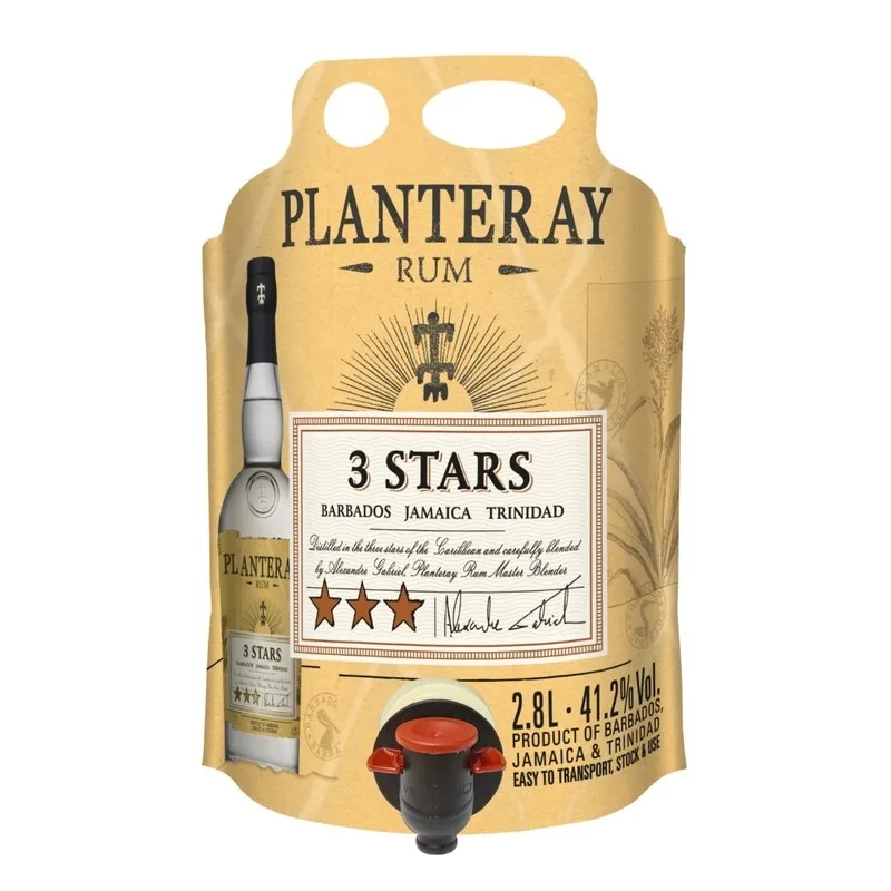 Planteray 3 Stars Ecopouch 41,2% 2,8l