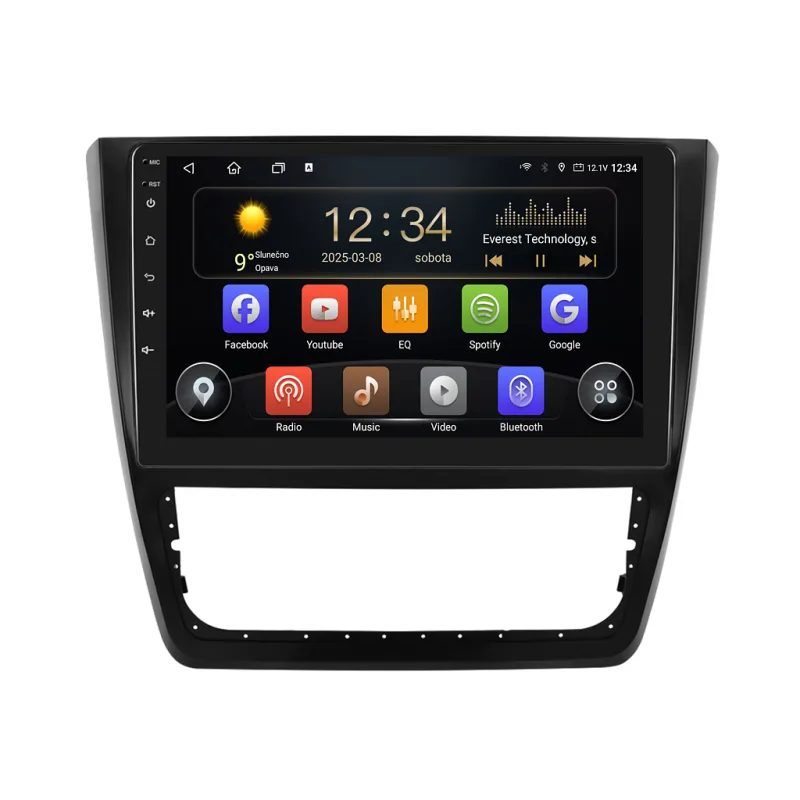 Isudar 2DIN autorádio T72-IEV04 Android, Škoda Yeti B075